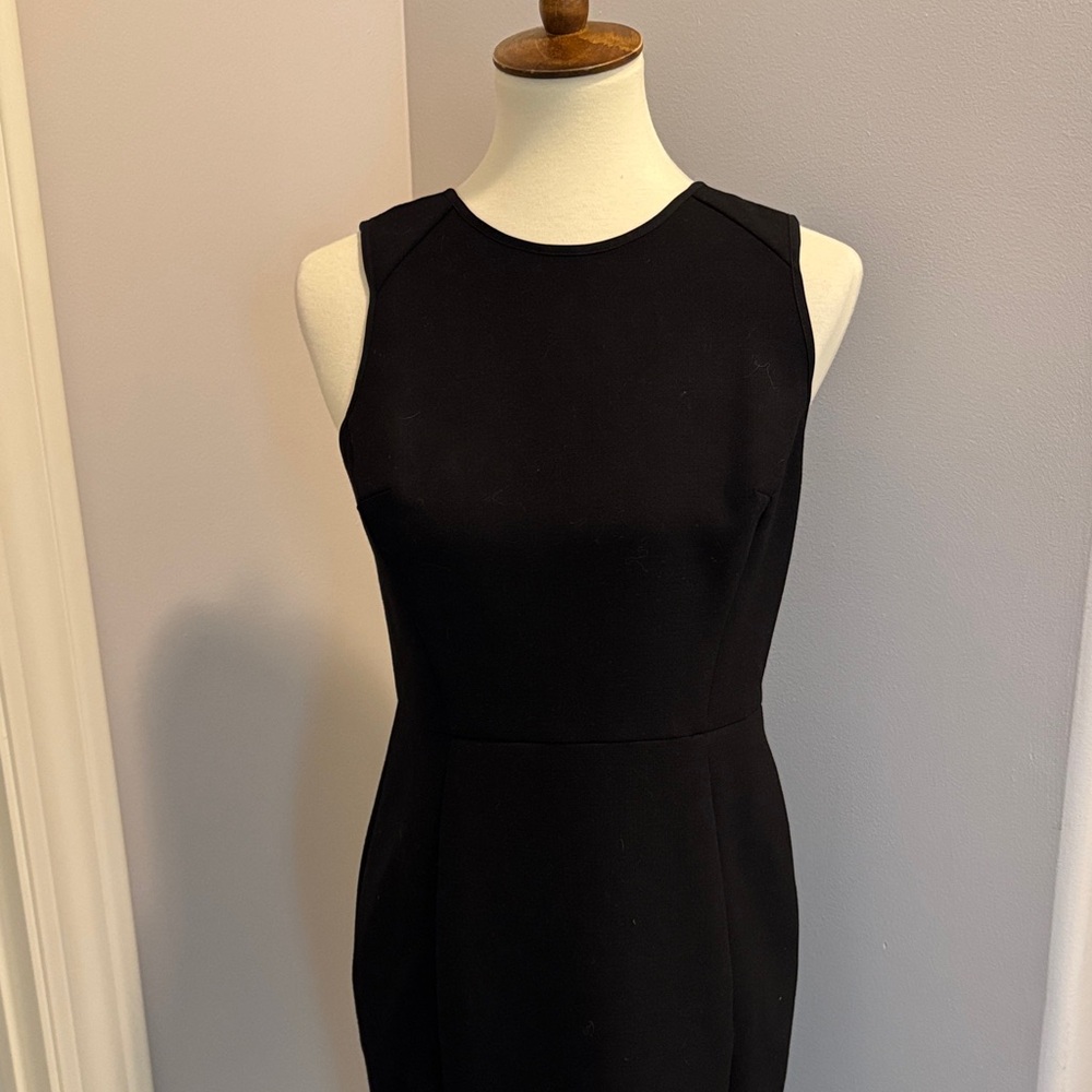 Little black sleeveless dress from the Loft.